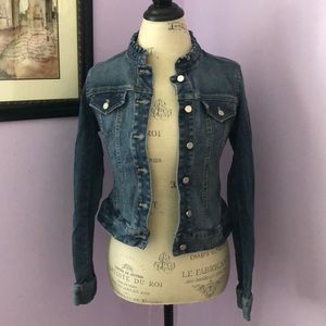 White House Black Market Jean Jacket